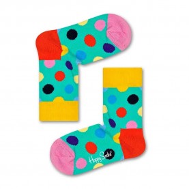 чорапи,детски,чорапи,happy,socks,big,blue,dot,socks,multicolor,(blue)