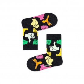 чорапи,детски,чорапи,happy,socks,big,thumbs,up,socks,multicolor,(black)