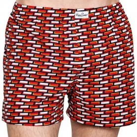 чорапи,мъжко,бельо,happy,socks,brick,boxers,red,white,(red)