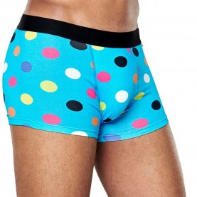 чорапи,мъжко,бельо,happy,socks,celestial,blue,dot,boxers,blue,multicolor,(blue)