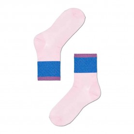 чорапи,мъжки,чорапи,happy,socks,charlotte,ankle,long,socks,multicolor,(pink)
