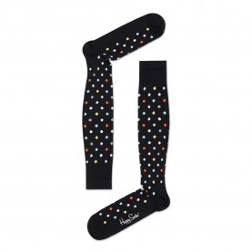 чорапи,мъжки,чорапи,happy,socks,compression,dot,long,socks,multicolor,(black)