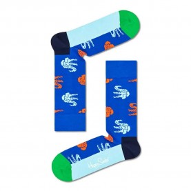 чорапи,мъжки,чорапи,happy,socks,crocodile,long,socks,multicolor,(blue)
