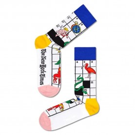чорапи,мъжки,чорапи,happy,socks,crossword,long,socks,multicolor,(white)