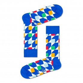 чорапи,мъжки,чорапи,happy,socks,cubes,long,socks,multicolor,(blue)