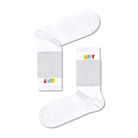 чорапи,мъжки,чорапи,happy,socks,cuff,3,4,crew,long,socks,multicolor,(white)