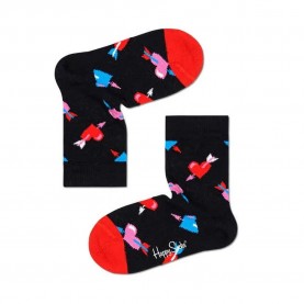 Чорапи Happy socks Cupid With Heart socks - Black (Multicolor) чорапи,детски,чорапи,happy,socks,cupid,with,heart,socks,black,(multicolor)