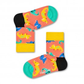 чорапи,детски,чорапи,happy,socks,dinosaur,socks,multicolor,(orange)
