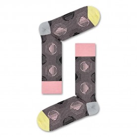 чорапи,мъжки,чорапи,happy,socks,dressed,eclipse,pink,and,black,long,socks,multicolor,(grey)
