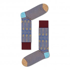 чорапи,мъжки,чорапи,happy,socks,dressed,hands,up,design,blue,and,yellow,long,socks,multicolor,(grey)