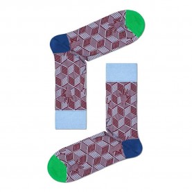 чорапи,мъжки,чорапи,happy,socks,dressed,high,five,crew,maroon,and,blue,long,socks,multicolor,(purple)