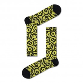 чорапи,мъжки,чорапи,happy,socks,dressed,kai,yellow,and,black,long,socks,multicolor,(green)
