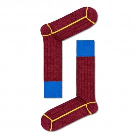 чорапи,мъжки,чорапи,happy,socks,dressed,minimal,compact,maroon,and,yellow,long,socks,multicolor,(red)