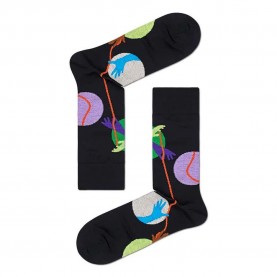 чорапи,мъжки,чорапи,happy,socks,dressed,puppet,show,crew,long,socks,multicolor,(black)