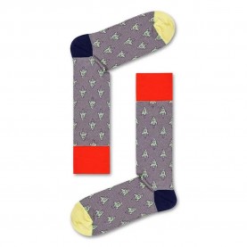 чорапи,мъжки,чорапи,happy,socks,dressed,rocket,long,socks,multicolor,(grey)
