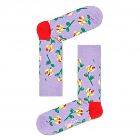чорапи,мъжки,чорапи,happy,socks,florales,long,socks,multicolor,(purple)
