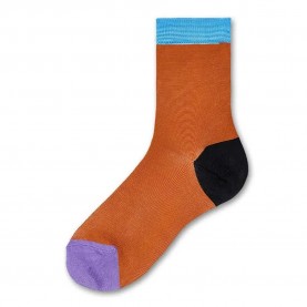 чорапи,мъжки,чорапи,happy,socks,grace,ankle,orange,long,socks,multicolor,(orange)