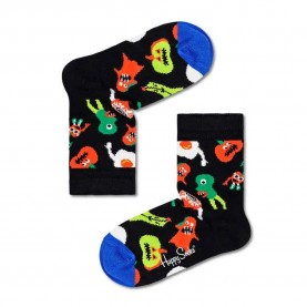чорапи,детски,чорапи,happy,socks,halloween,monsters,socks,multicolor,(black)