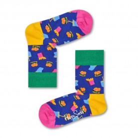 чорапи,детски,чорапи,happy,socks,hamburger,socks,multicolor,(blue)