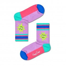 чорапи,детски,чорапи,happy,socks,happy,star,rib,socks,multicolor,(pink)