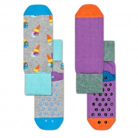 чорапи,детски,чорапи,happy,socks,ice,cream,anti,slip,socks,2,pairs,blue,(grey,purple)