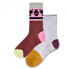 чорапи,мъжки,чорапи,happy,socks,ingrid,long,socks,2,pairs,multicolor