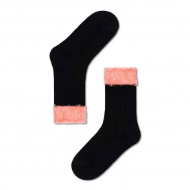 чорапи,мъжки,чорапи,happy,socks,judit,crew,black,and,pink,long,socks,multicolor,(black)