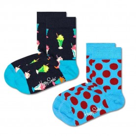 детски,чорапи,детски,чорапи,happy,socks,milkshake,kids,socks,2,pairs,multicolor,(blue,black)