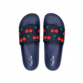джапанки,мъжки,джапанки,и,чехли,happy,socks,pool,slider,cherry,flip,flops,multicolor,(blue)
