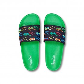 джапанки,мъжки,джапанки,и,чехли,happy,socks,pool,slider,sunny,days,flip,flops,multicolor,(green)