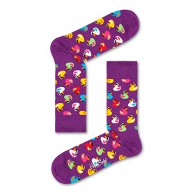 чорапи,мъжки,чорапи,happy,socks,quirky,rubber,duck,long,socks,multicolor,(purple)