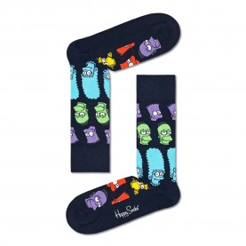 чорапи,мъжки,чорапи,happy,socks,rainbow,family,long,socks,multicolor,(black)