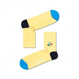 чорапи,мъжки,чорапи,happy,socks,ribbed,embroidery,bouquet,1,2,crew,long,socks,multicolor,(yellow)