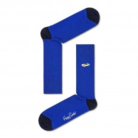 чорапи,мъжки,чорапи,happy,socks,ribbed,embroidery,car,long,socks,multicolor,(blue)