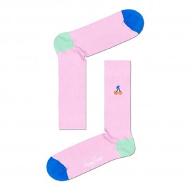 чорапи,мъжки,чорапи,happy,socks,ribbed,embroidery,cherry,long,socks,multicolor,(pink)