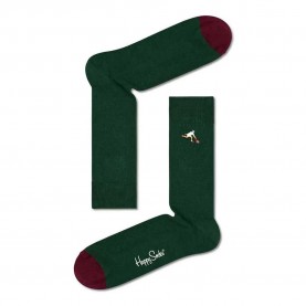 чорапи,мъжки,чорапи,happy,socks,ribbed,embroidery,game,set,long,socks,multicolor,(green)