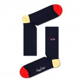 чорапи,мъжки,чорапи,happy,socks,ribbed,embroidery,sunny,days,long,socks,multicolor,(blue)