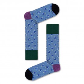чорапи,мъжки,чорапи,happy,socks,rocket,dressed,long,socks,multicolor,(blue)