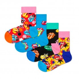 чорапи,детски,чорапи,happy,socks,rolling,stones,socks,4,pairs,multicolor