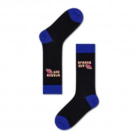 чорапи,мъжки,чорапи,happy,socks,ruby,wool,long,socks,multicolor,(black)