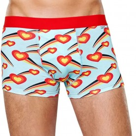 чорапи,мъжко,бельо,happy,socks,shooting,heart,boxers,red,yellow,white,(white)