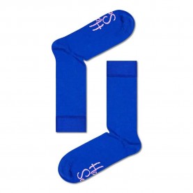 чорапи,мъжки,чорапи,happy,socks,solid,blue,rib,crew,long,socks,multicolor,(blue)