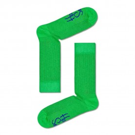 чорапи,мъжки,чорапи,happy,socks,solid,green,rib,crew,long,socks,multicolor,(green)