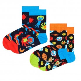 чорапи,детски,чорапи,happy,socks,spacetime,socks,2,pairs,multicolor,(black)