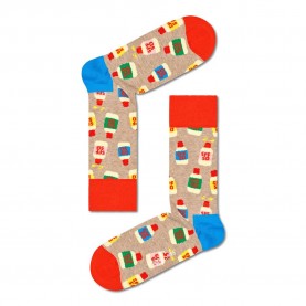 чорапи,мъжки,чорапи,happy,socks,spf,50,long,socks,multicolor,(beige)