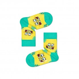 чорапи,детски,чорапи,happy,socks,sponge,bob,fineapple,surprise,socks,multicolor,(green)