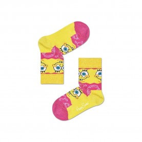 чорапи,детски,чорапи,happy,socks,sponge,bob,say,cheese,burguer,socks,multicolor,(yellow)