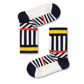 чорапи,детски,чорапи,happy,socks,striped,stripe,rib,socks,multicolor,(white)