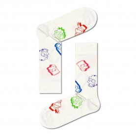 чорапи,мъжки,чорапи,happy,socks,the,simpsons,family,faced,long,socks,multicolor,(white)