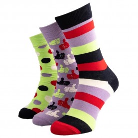 чорапи,мъжки,чорапи,happy,socks,thumbs,up,long,socks,3,pairs,multicolor